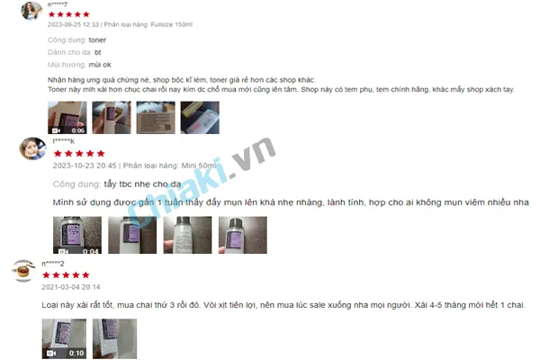 Review nước hoa hồng Cosrx AHA / BHA H&agrave;n Quốc