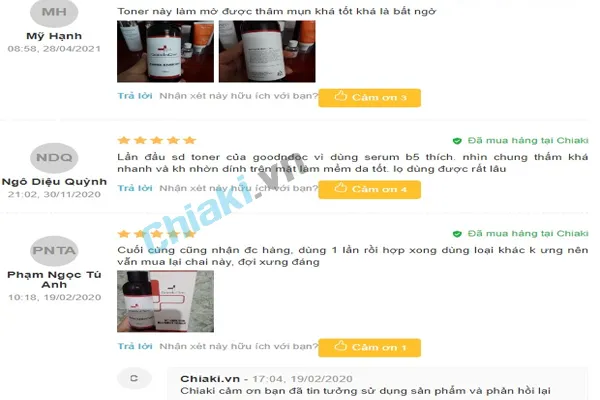 Review Toner H&agrave;n Quốc GoodnDoc AC Control Blemish d&agrave;nh cho da mụn