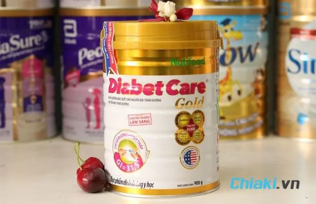 Sữa canxi cho người gi&agrave; tiểu đường DiabetCare Gold