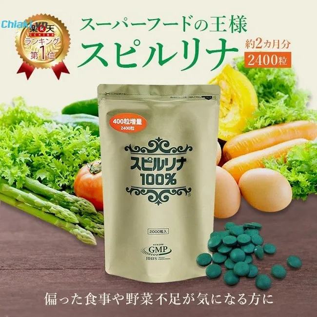 Tảo biển Spirulina Algae dạng t&uacute;i