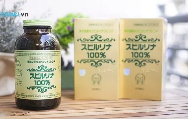 Tảo Spirulina cho b&agrave; bầu Japan Algae