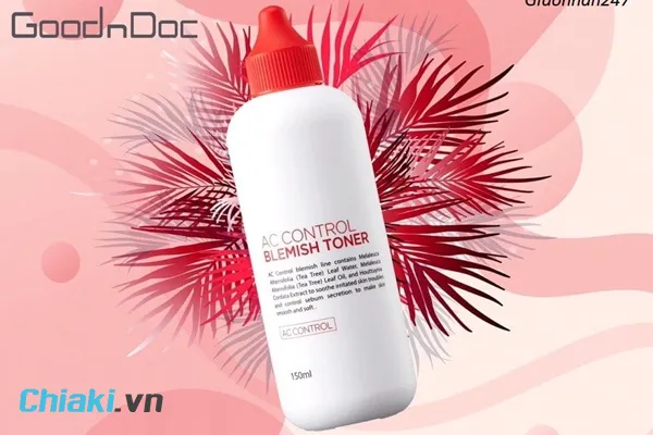 Toner H&agrave;n Quốc GoodnDoc AC Control Blemish d&agrave;nh cho da mụn