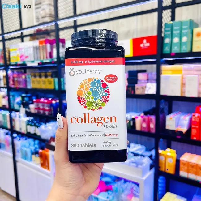 Vi&ecirc;n uống Collagen cho người tr&ecirc;n 40 tuổi Youtheory Type 1 2 & 3 Mỹ&nbsp;