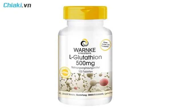 vi&ecirc;n uống trắng da glutathione Warnke L-Glutathione 500mg