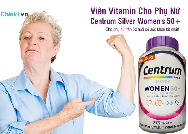 Vitamin tổng hợp cho nữ tr&ecirc;n 50 tuổi Centrum for Women 50+