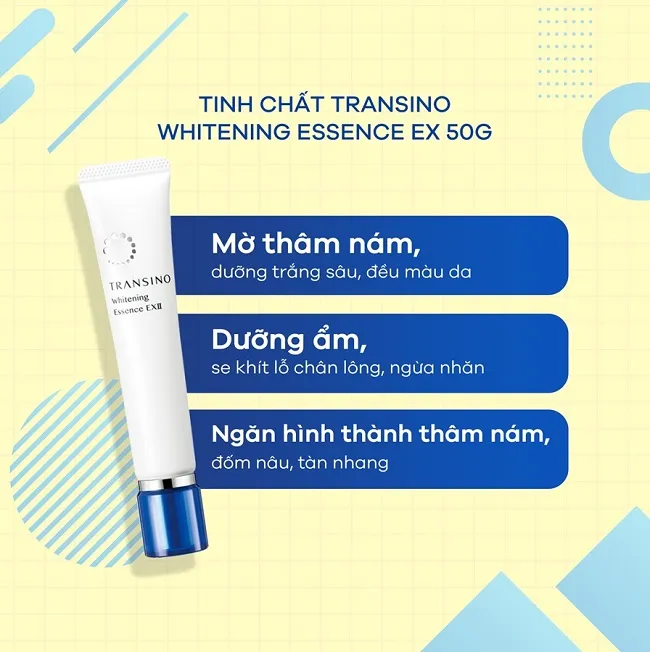 Kem hỗ trợ cải thiện n&aacute;m Transino whitening essence