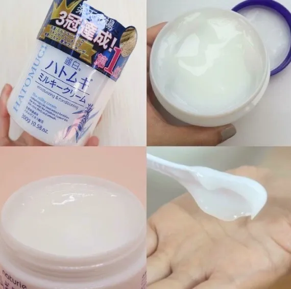 Kem dưỡng da Hatomugi Moisturizing Conditioning The Milky Cream