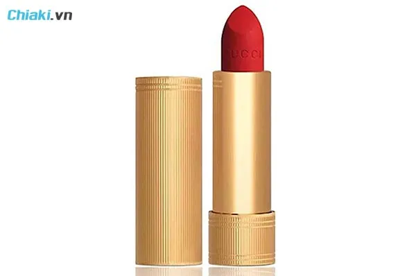 m&agrave;u son cho mặt mộc Gucci m&agrave;u 500 Odalie Red Matte đỏ cam
