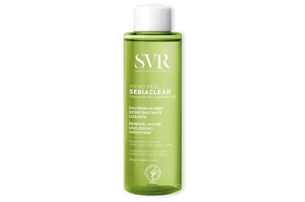 toner cho da dầu mụn SVR Sebiaclear Micro Peel