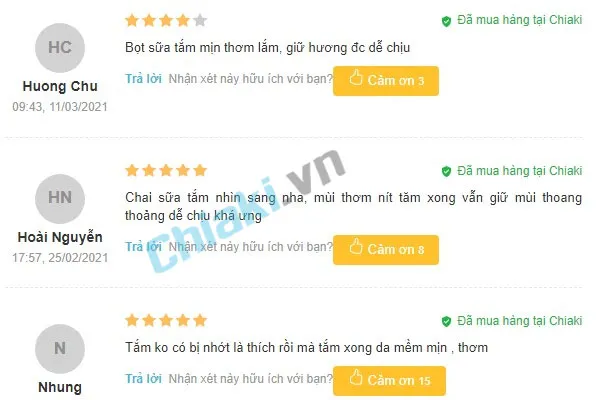 Review sữa tắm nước hoa Tesori D'oriente