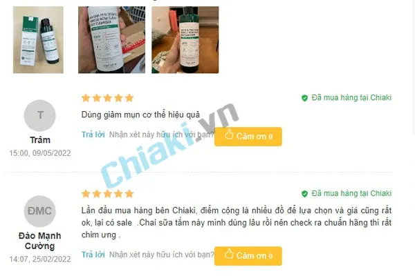 Review sữa tắm trắng da cho tuổi dậy th&igrave; Some By Mi AHA-BHA-PHA 30 Days