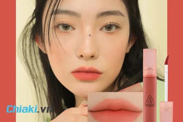 Son m&agrave;u hồng san h&ocirc; 3CE Blur Water Tint Coral Moon