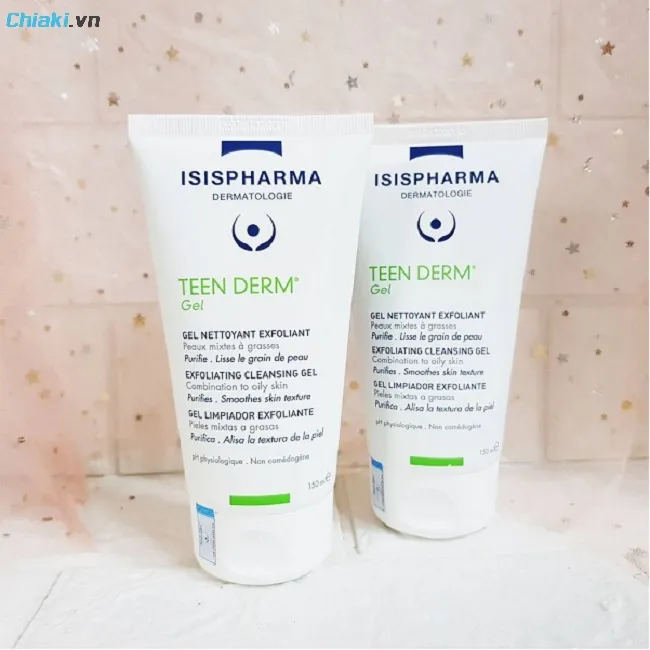 Sữa rửa mặt cho nam da mụn Isis Pharma Teen Derm Gel