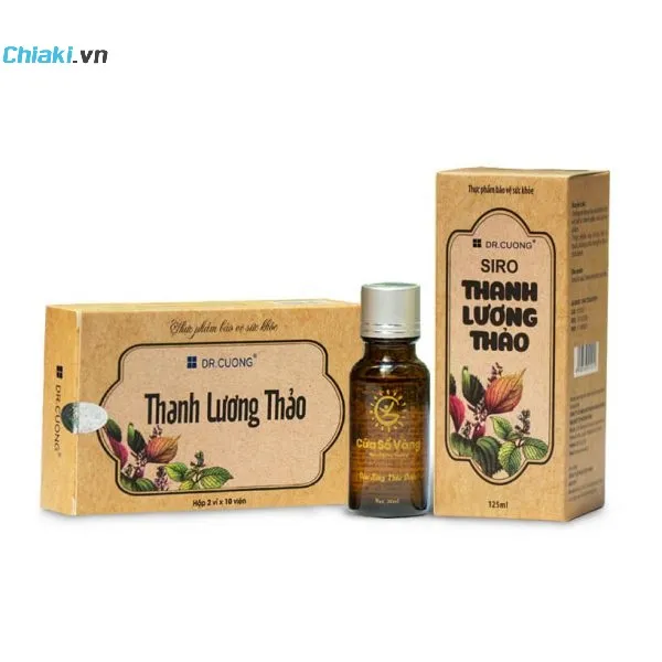 Vi&ecirc;n uống Thanh Lương Thảo hỗ trợ h&ocirc; hấp