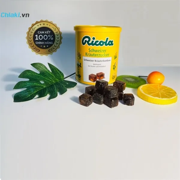Kẹo ngậm thảo mộc Ricola Schweizer Kr&auml;uterzucker
