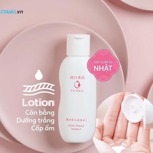 Nước Dưỡng Hỗ Trợ L&agrave;m Mềm V&agrave; Trắng Da Senka Nhật 