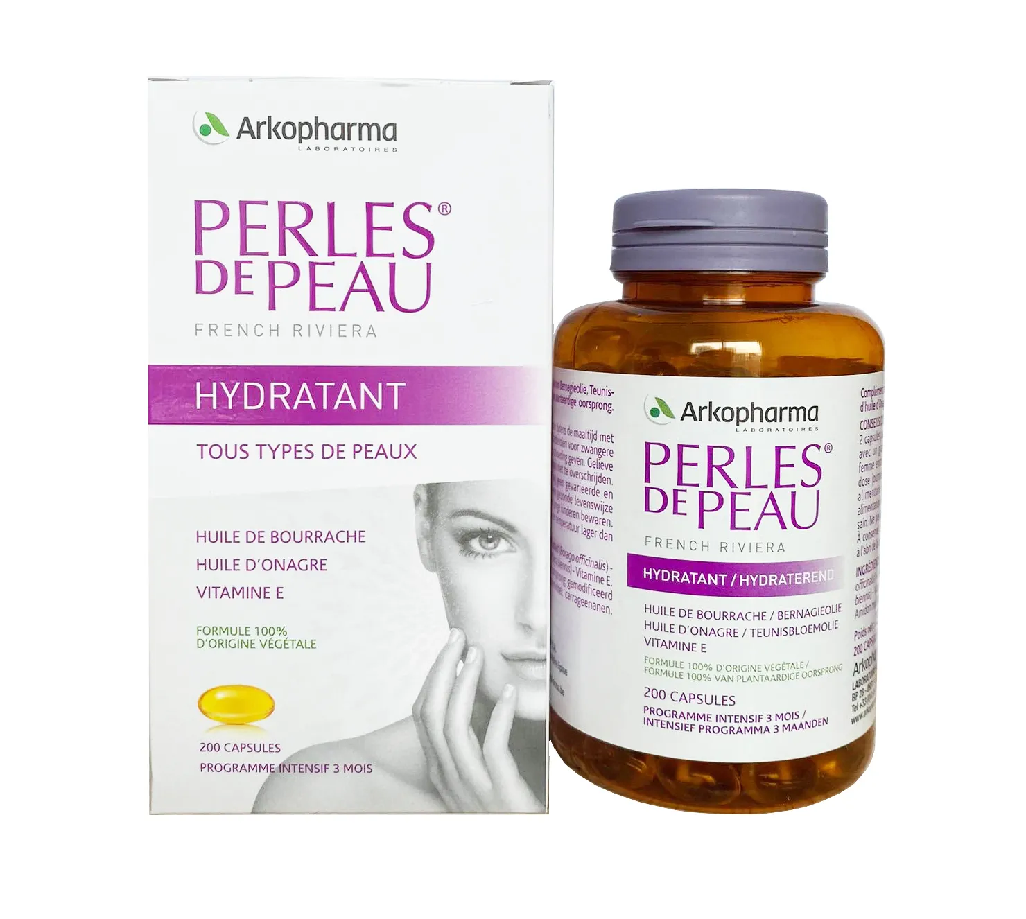 Vi&ecirc;n uống đẹp da chống l&atilde;o h&oacute;a Perles De Peau