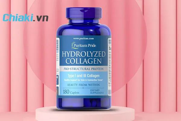 Vi&ecirc;n uống Collagen thủy ph&acirc;n Puritan&rsquo;s Pride 1000mg của Mỹ