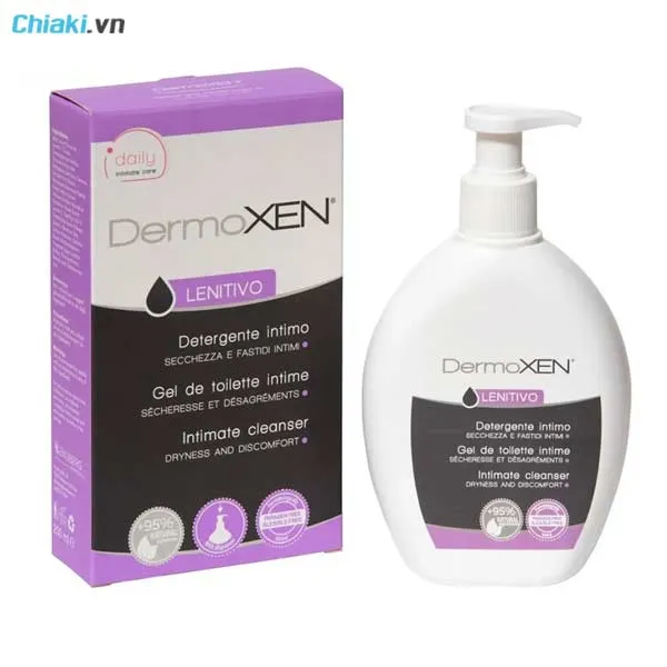 Dung dịch vệ sinh phụ nữ trị vi&ecirc;m ngứa Dermoxen Lenitivo