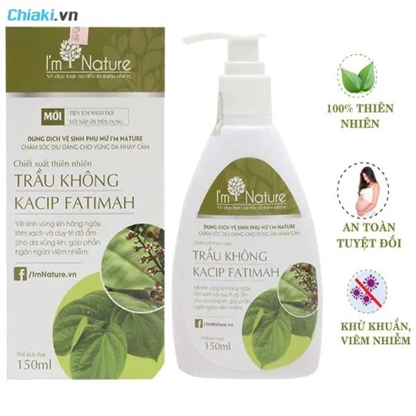 Dung dịch vệ sinh phụ nữ trị nấm Candida I&rsquo;m Nature