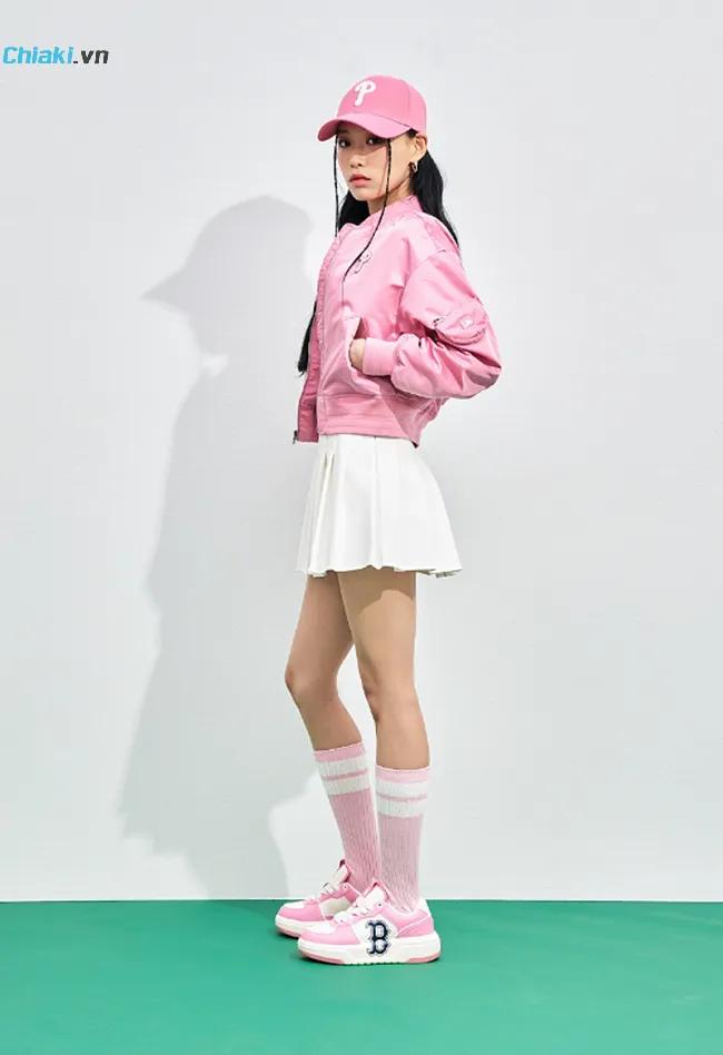 Gi&agrave;y MLB Chunky Liner Candy Pop Pink Boston Red Sox