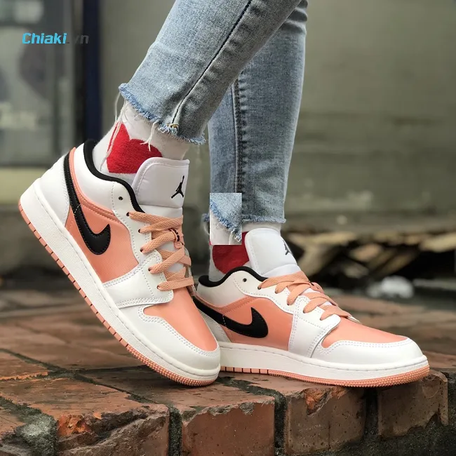 Gi&agrave;y Nike Air Jordan 1 Low GS Light Madder Root