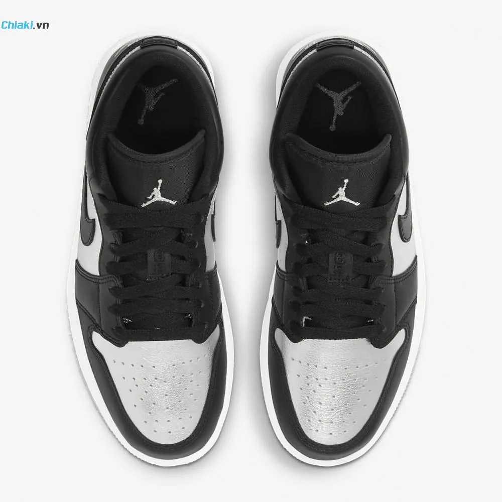 Gi&agrave;y thể thao Nike Jordan 1 Mid Black Silver