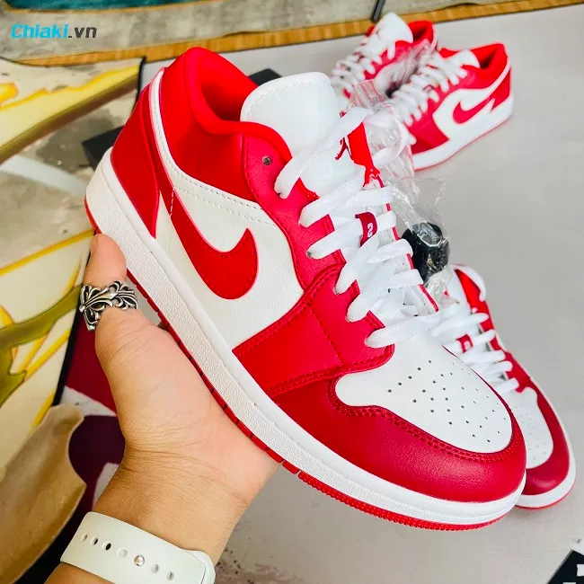 Gi&agrave;y Nike Jordan 1 Low Gym Red White