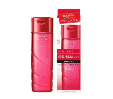 Nước hoa hồng Shiseido Aqualabel đỏ cho da thường, kh&ocirc;