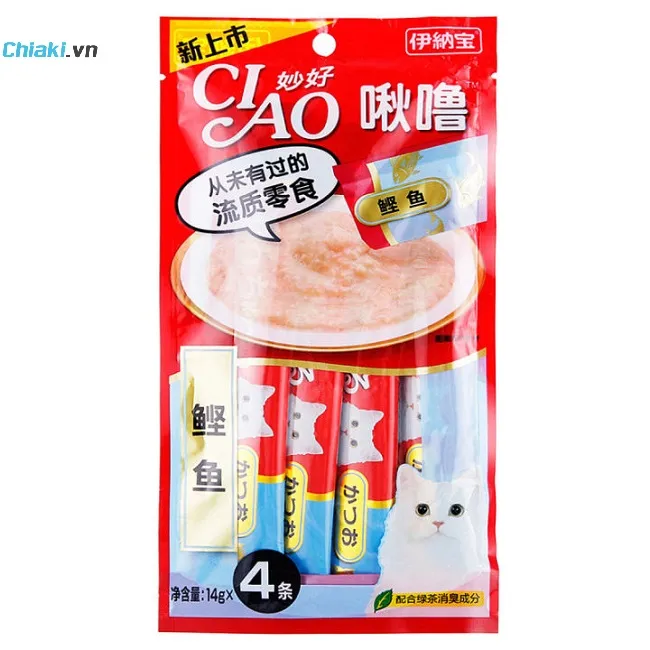 Pate thưởng Ciao cho m&egrave;o đủ vị hấp dẫn