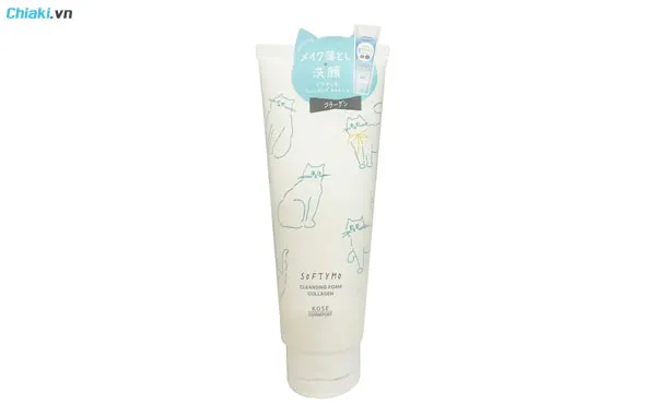 sữa rửa mặt Kose Softymo White Cleansing Foam