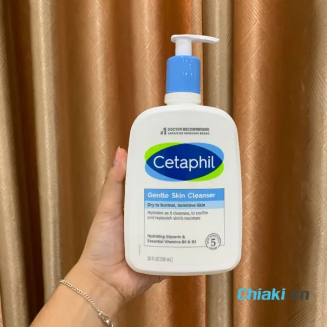 Sữa rửa mặt trị mụn đầu đen cho da nhạy cảm Cetaphil