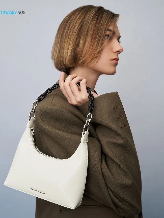 T&uacute;i x&aacute;ch nữ Charles & Keith Koi Chain Handle Shoulder Bag