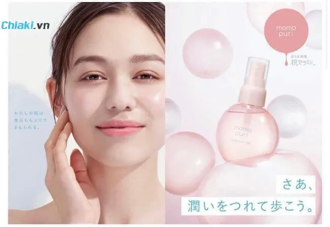 Xịt kho&aacute;ng dưỡng ẩm Momopuri Nhật Bản