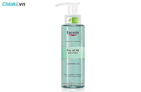 sữa rửa mặt Eucerin cho da dầu mụn Eucerin Pro Acne Solution Cleansing