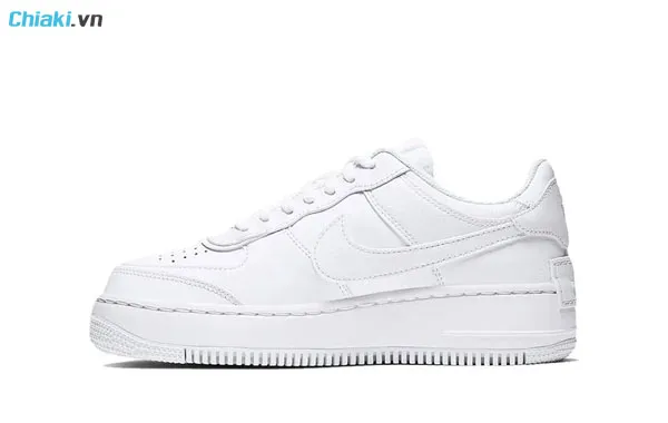 review gi&agrave;y nike Nike Air Force 1 Shadow Triple White CI0919-100