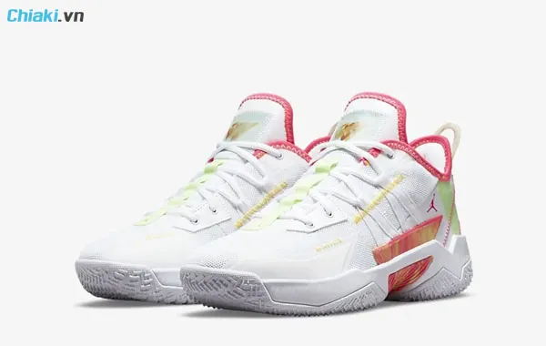 review gi&agrave;y nike Jordan One Take Ii Pf White Hyper Pink CW2458-163