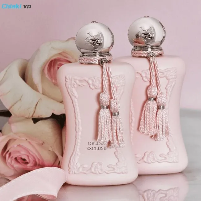 Nước hoa Designer Parfums de Marly Delina Exclusif hương phấn ngọt ng&agrave;o