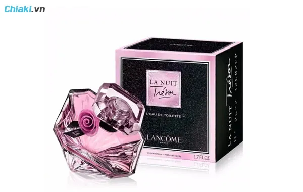nước hoa m&agrave;u hồng Lancome Tr&eacute;sor La Nuit Eau de Toilette