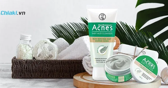 Sữa rửa mặt b&ugrave;n non Acnes Baby Mud
