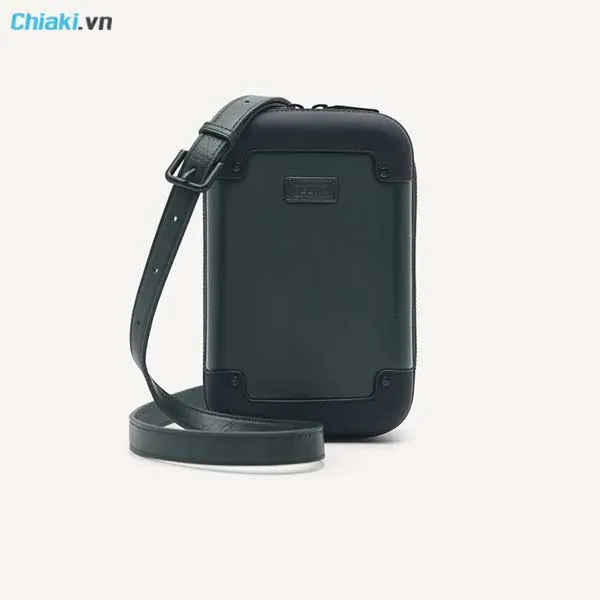 T&uacute;i đeo ch&eacute;o nam Pedro Mixed Material Dressy Sling Bag - Military Green