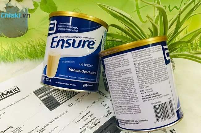 Đ&ocirc;i n&eacute;t về sữa Ensure&nbsp;