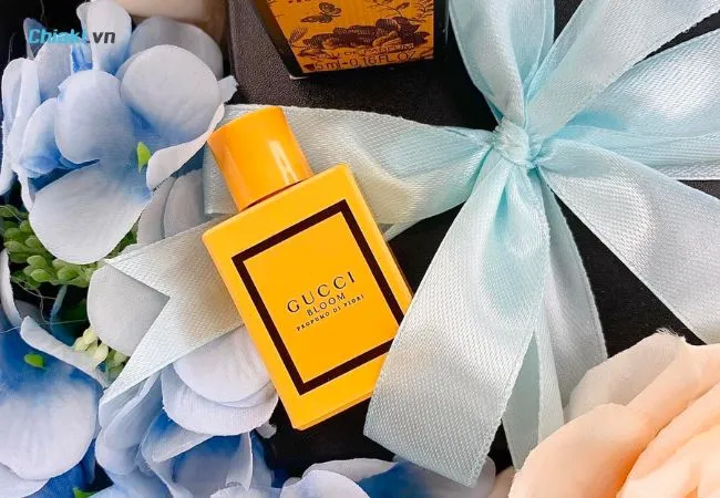 Nước hoa Gucci nữ m&agrave;u v&agrave;ng Bloom Profumo Di Fiori EDP hương thơm ấm &aacute;p