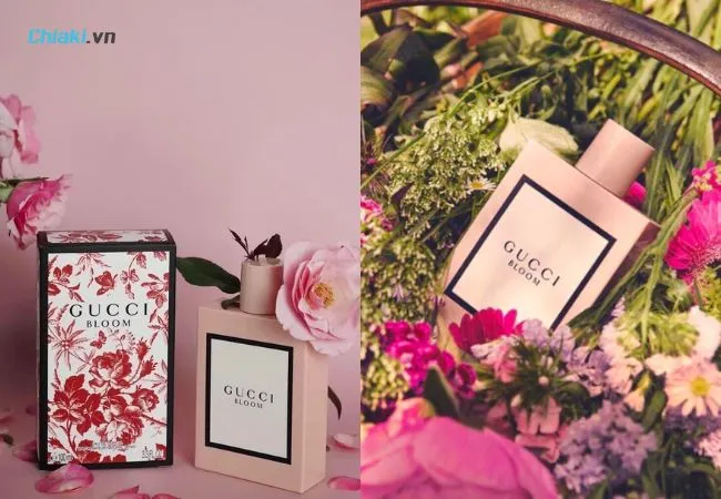 Nước hoa nữ Gucci Bloom Eau de Parfum hương tươi m&aacute;t, trong l&agrave;nh