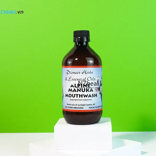 Nước s&uacute;c miệng mật ong Alpine Manuka Mouthwash