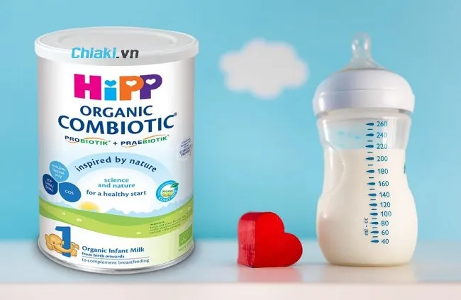 Sữa HiPP Combiotic Organic c&oacute; 1-0-2 cho trẻ từ 0 - 6 th&aacute;ng tuổi