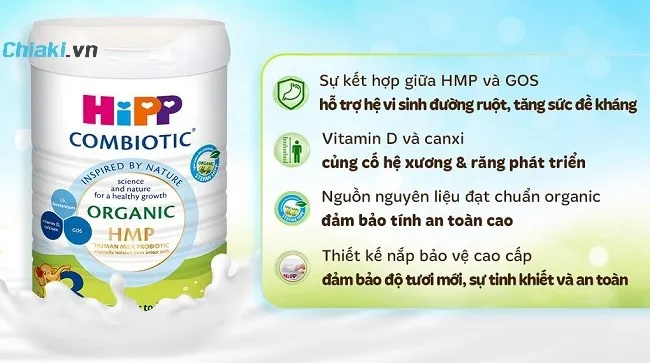 Sữa HiPP Combiotic Organic số 3 cho trẻ từ 1 - 3 tuổi