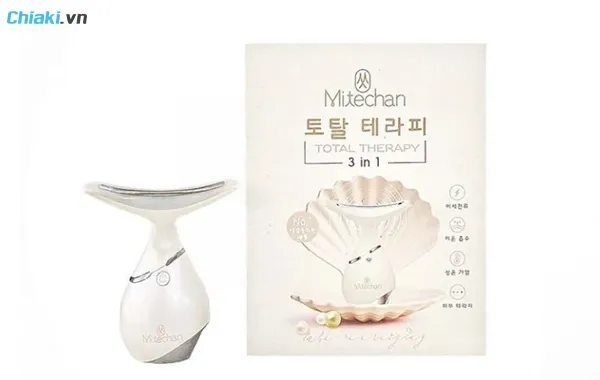 m&aacute;y massage mặt Genie Mitechan Total Therapy