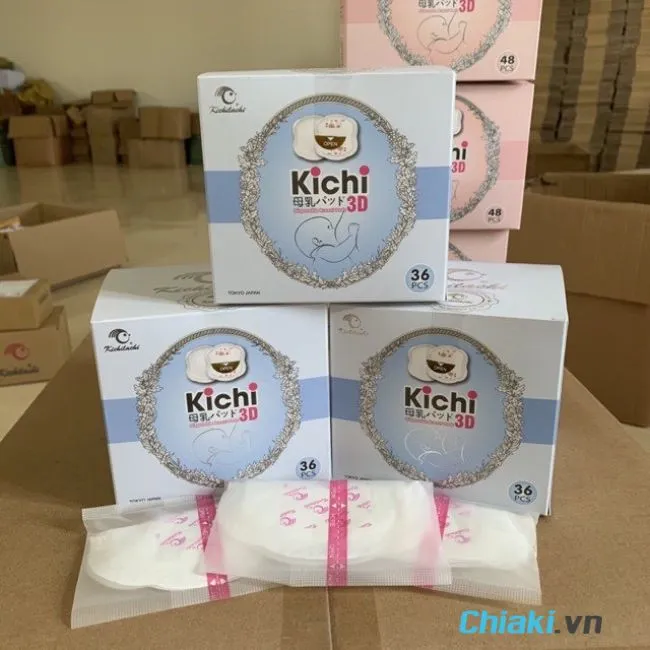 Miếng l&oacute;t thấm sữa Kichilachi 3D&nbsp;