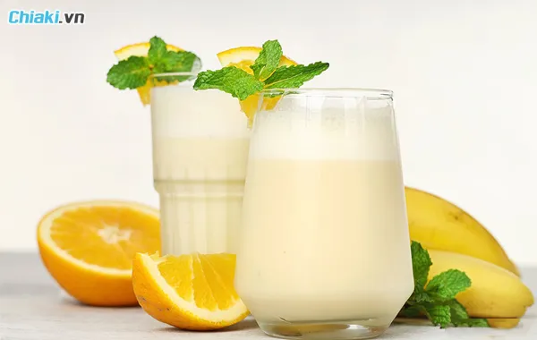 Sinh tố sữa chua cho b&agrave; bầu